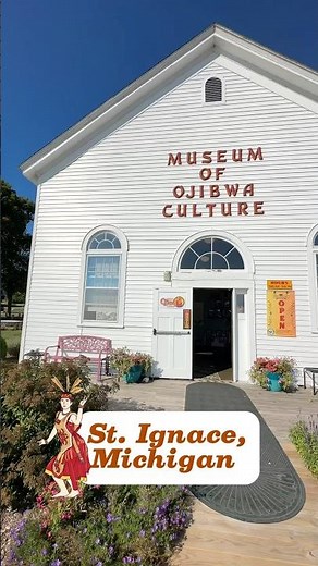 Discover the Ojibwa Museum: Hidden History in St. Ignace, Michigan #fyp #shorts #short #indigenous