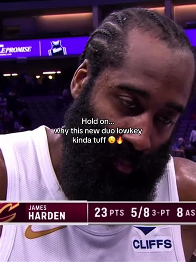 Nobody‘s saying it, but this is the best duo itl. #hardenandmitchell #jamesharden #donovanmitchell #nba #duo