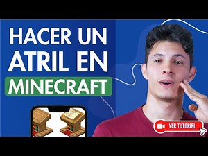 Cómo Crear un ATRIL en MINECRAFT 📚 Base para Leer Libros 📖
