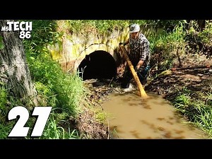 Beavers Dam Near Culvert - Manual Beaver Dam Removal No.27