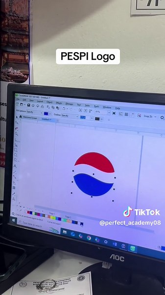 Pepsi Logo Design Tutorial for Beginners
