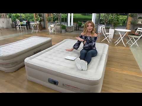 Bestway 18" Tough Guard Airbed with Built-in Pump on QVC