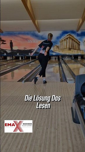 How bowling pros read the lane and the oiling 🎳