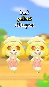 20K views · 447 reactions | best YELLOW villagers! ⭐️ #acnh #animalcrossing | Newhurizons | Facebook