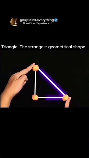 Triangles are the backbone of structural integrity in engineering.#shorts #shortsfeed