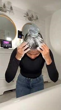 this wash keeps your ends dry they said! 😭💦