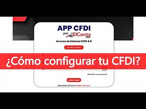 Configuración CFDi de sistema de timbrado APP CFDi