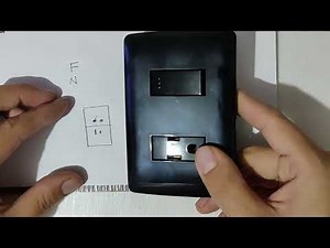 Diagrama de conexión de un apagador sencillo y un contacto sencillo