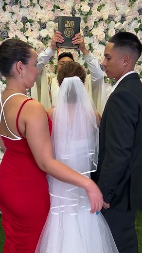 Bride sees husband and bridesmaids cheating!!