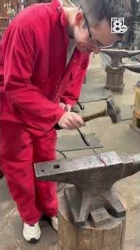 Trying out blacksmithing with the New England Blacksmiths