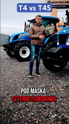 TWO interesting tractors in a duel! 🚜 T4 🆚 T4S 🚜 #newholland #agriculture #tractor