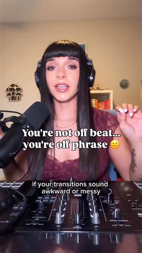 Joy Engel | Clean transitions come from understanding phrasing first. Most beginner DJs focus too much on tricks, but learn the basics first.. the rest... | Instagram