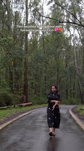 Mani Megalai on Instagram: "My kinda Peace ✌️💛 Long drive 🚙 in the rain ☔️ #tag ur fav ones 💞 #manimegalai #rain #peacock #nature #longdrive #trendingsong #weather"