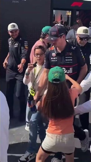 Max Verstappen arrives with bodyguards in Mexico on race day