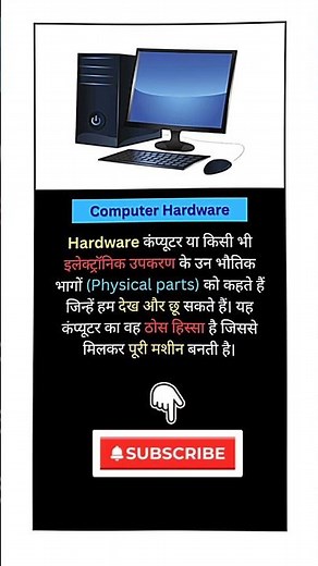 Hardware Kya Hai? | Computer Hardware in Hindi | Types of Hardware | Computer Basics