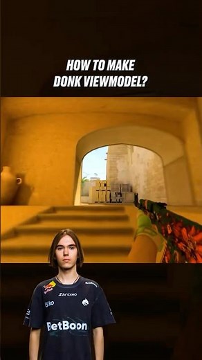CS2 donk settings ! #viewmodel #cs2gameplay #donk #settings