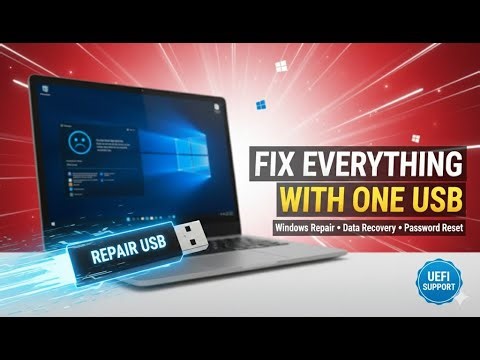 Fix Windows with WinPE Strelec (2026) | Password Reset & Data Recovery Guide