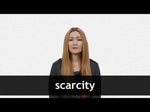 How to pronounce SCARCITY in American English