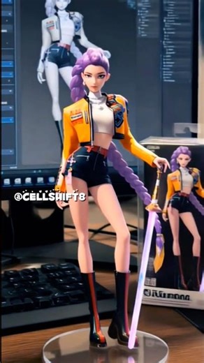 3d Figure Kpop Demon Hunters #kpop #animation #3d