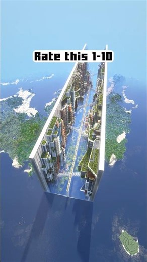 Minecraft: 5000 Blocks Linear City Base Timelapse Build #minecraft
