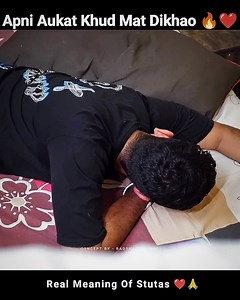 2.3M views · 11K reactions | अपनी औकात खुद मत दिखाओ।  #status #Real #motivation #new #true #inspiration #reality #viralpost #business #knowledge #motivated #education #truestory #explore #viralcontent #contentcreator #review #repost #original | Actor Badshah Ansari | Facebook