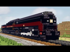 Minecraft N&W 611 Steam Train Tutorial