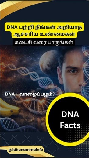 கடைசி வரை பாருங்க!மனித உடலில் DNA பற்றி அறியாத உண்மைகள்! #dna #tamilfacts #shortfeed #tamil #facts