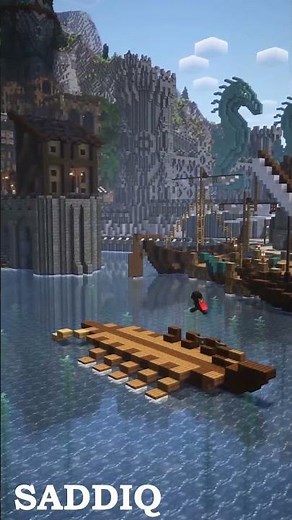 Medieval Ships | River Boat | Building ideas | Minecraft Timelapse #saddiqships