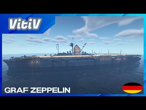 KMS Graf Zeppelin - Graf Zeppelin-class Aircraft Carrier - Minecraft