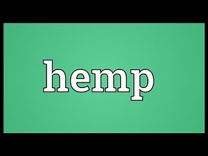 Hemp Meaning