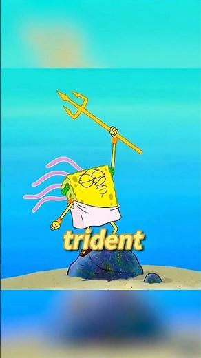 SpongeBob accidentally becomes Poseidon #anime #animation #recap #spongebob