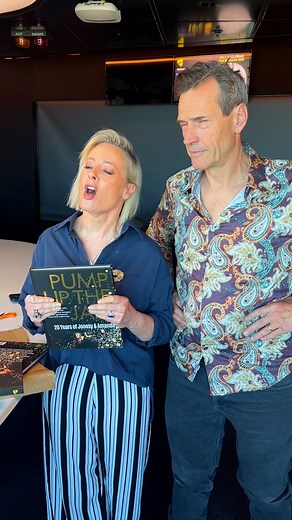 2.5K views · 24 reactions | We received the very first copies of our brand new book, 'Pump Up The JAM: 20 Years Of Jonesy & Amanda' and we are OBSESSED! 朗 Preorder your copy on Booktopia now. Oh, and yes - we did spell 'gaffe' correctly. Tune into JAM Nation with Jonesy & Amanda weeknights on GOLD104.3 from 6pm. | Gold | Facebook