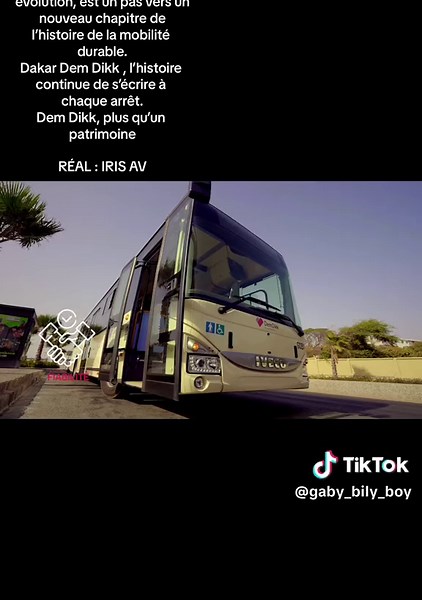 #cinema #senegalaise_tik_tok #regardonsdunnouveloeil @abdouirisav @Liye Khew Sénégal @Galsenpeople Chaque étape de notre évolution, est un pas vers un nouveau chapitre de l’histoire de la mobilité durable. Dakar Dem Dikk , l’histoire continue de s’écrire à chaque arrêt. Dem Dikk, plus qu’un patrimoine RÉAL : IRIS AV