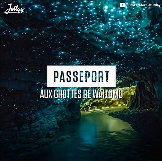 En Nouvelle-Zélande, la fabuleuse grotte de Waitomo abrite une incroyable Voie lactée.. de vers luisants ! 🇳🇿😍🌟 | Jetlag