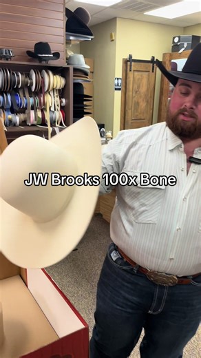 First Look at JW Brooks 100X Bone Hat