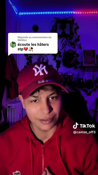 Réponse à @WeWen ceux qui veulent se lancer sur les réseaux allez y, et si vous avez des haters bravo à vous !! 🫶🏽