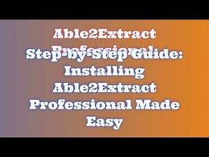 Installing and Downloading Able2Extract Professional Made Simple License Code: CHS-CE-HB