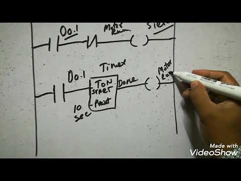 ladder logic programming for timer