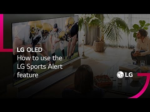 How to use the LG Sports Alert feature | OLED 2021