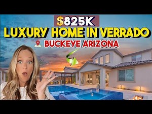 $825k Verrado Luxury Home Tour | 2423 N Beverly Place, Buckeye Arizona