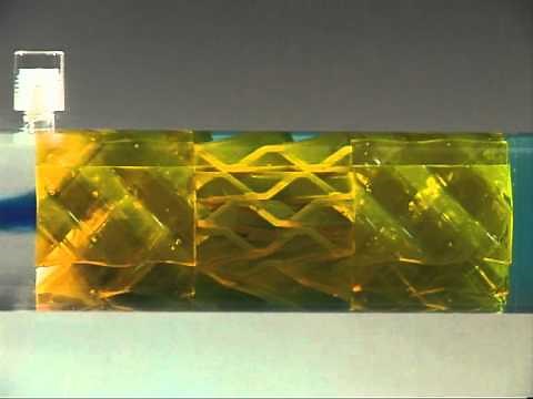 Sulzer Static mixer-turbolent flow