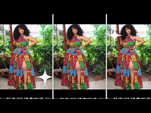 DIY: stylish halter neck dress