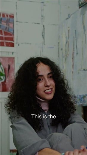 First glimpse into Sara's studio.