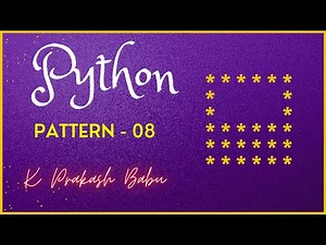PYTHON PATTERN PROGRAM 08
