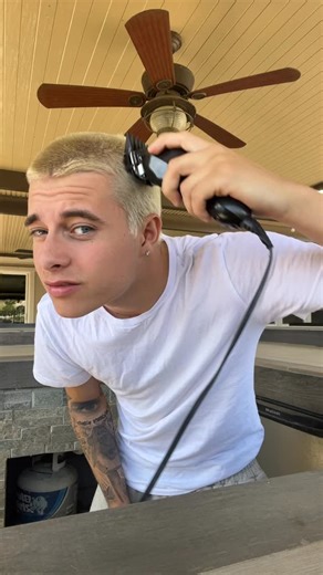 Gavin Magnus on Instagram: "Would you do it? #explore #buzzcut #hairstyles #meme #music #rap #fashion"