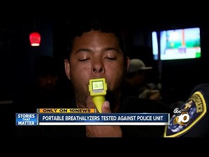 Portable breathalyzers tested against police unit