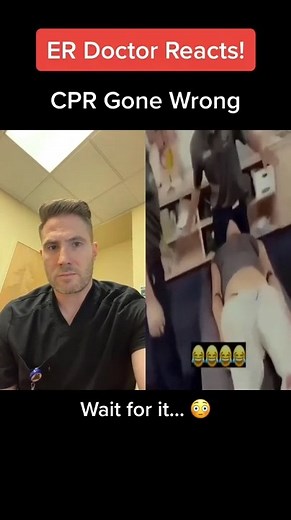 CPR gone wrong. #cprtraining #cprcertified #basiclifesupport #cprdummy #рек | Doctor Joe