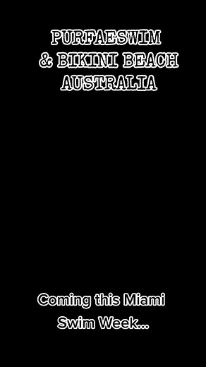 #miamiswimweek #julyfashionmiami #bikinibeachaus #purfaeswim #goodvibes