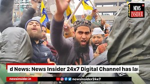 Protest against bulldozer baba at Pres enclave srinagar | News Insider 24x7