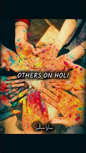 Others on Holi vs Me & My Gang 😂🔥 | Real Desi Holi Celebration 2026 🎨💦#Holi2026​ #shorts #trending